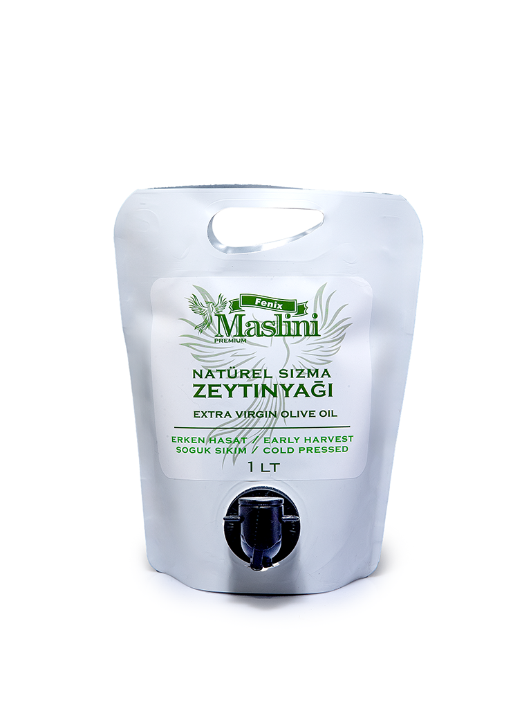 FENİX MASLİNİ ERKEN HASAT 1 LT ÇEŞMELİ POUCH
